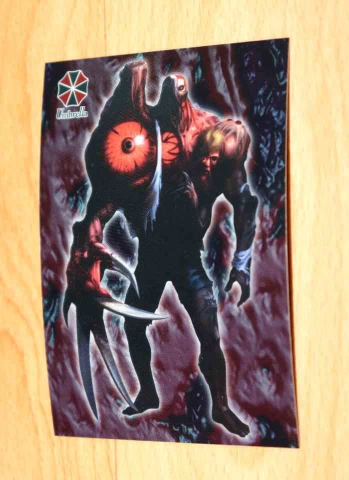 1998 Resident Evil 1 2 3 Wildstorm Trading Card Capcom Monsters G - 2 G2 22 - Image 2 of 4