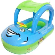 Siège Gonflable Bouée Parasol Voiture Bateau pour Pisine natation Bébé de 6-36 m