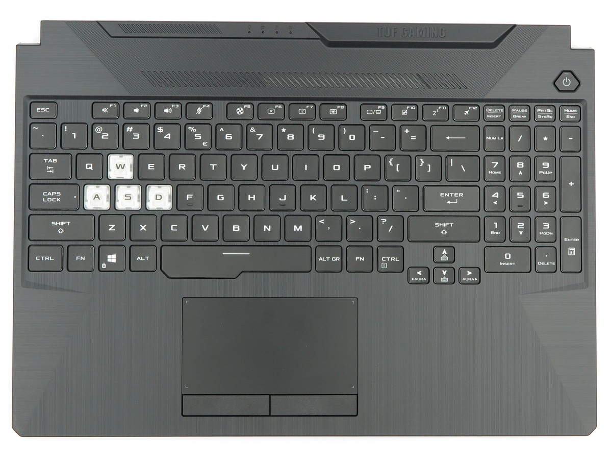 FOR Asus TUF Gaming A16 FA506IV Palmrest Keyboard LED RGB US-International