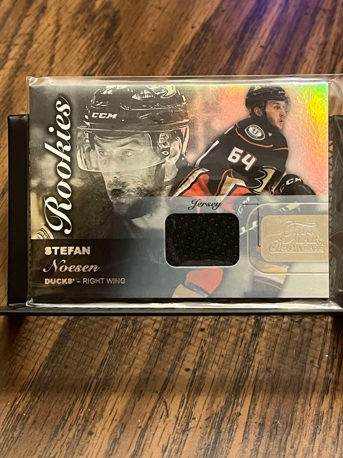 MAGLIA STEFAN NOESEN 2015 16 FLEER FLAIR SHOWCASE FILA 0 ROOKIES #52 PATCH RELIQUIA!