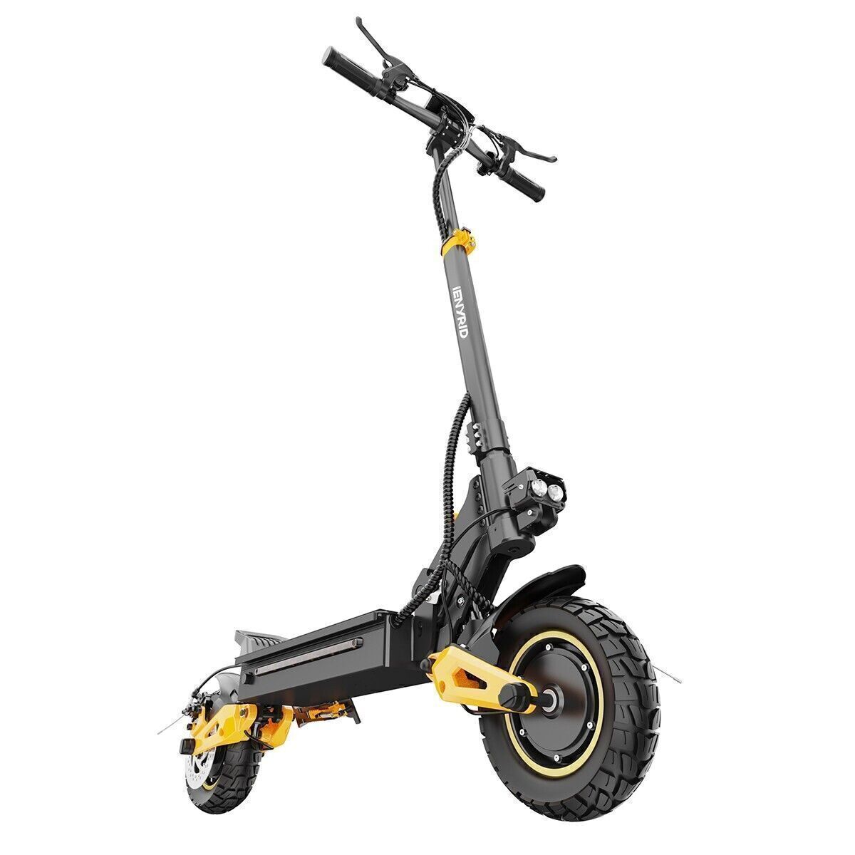 Electric Scooter Dual SUSPENSION & BRAKES 37MPH 10'' Folding For Adult E-Scooter