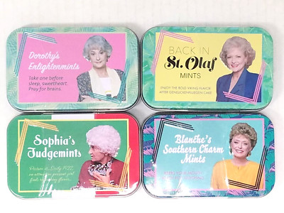 Golden Girls Mints Gift Classic TV DOROTHY'S ENLIGHTENMINTS - 4 Tins in Set