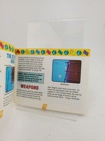 The Simpsons: Bart vs. the World Game Pak Instructions - NES