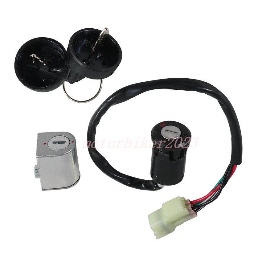 Juego de bloqueo de interruptor de llave de encendido para Kymco ATV KXR 250 2006-2015 Maxxer 250 10-16 Foto 2 de 4