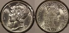 1937 P Mercury Dime GEM BU W/FULL BANDS!  37P11222