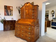 Originale Barocktabernakl Aufsatzkommode Vitrine Antiquität Tabernakl D1144