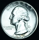 1937-D 25C Washington Silver Quarter High Luster BU ~ 26396