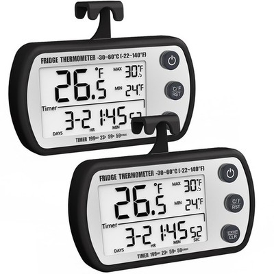 Digital Refrigerator  2 Pack, Fridge , Max/Min Record Function,Timer9179