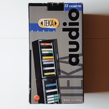 T WaveTree Boîte de rangement pratique pour cassette, 41 x 23 x 9 cm, support à cassettes avec couvercles et étiquettes d'index pour ranger jusqu'à 48 étuis à cassette – Gris T WaveTree Boîte de rangement pratique pour cassette, 41 x 23 x 9 cm, support à cassettes avec couvercles et étiquettes d'index pour ranger jusqu'à 48 étuis à cassette – Gris