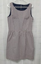 Vintage Brooks Brothers 346 Dress Retro Twee Preppy Purple Blue 14