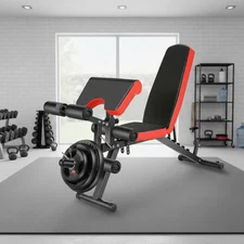 800LBS Adjustable Foldable Weight Bench Home Gym Strength Training Workout Bench