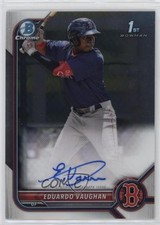 2022 Bowman Chrome Prospect Auto Eduardo Vaughan #CPA-EV Auto 4a7