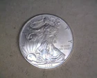 2008  SILVER EAGLE IN BRILLIANT UNCIRCULATED