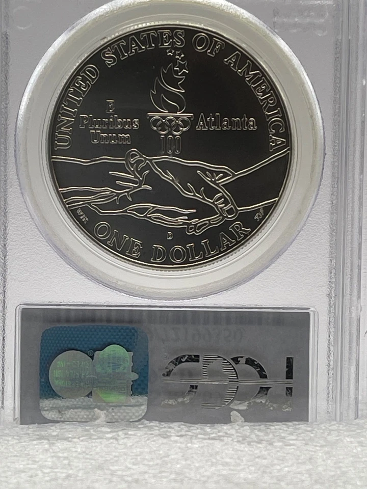 1995-D XXVI Olympiad/Paralympics Silver Dollar. MS-70 (PCGS) - Image 4 of 4