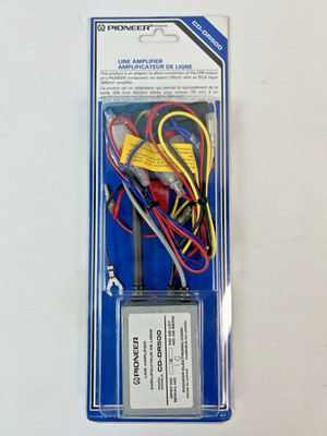 Pioneer CD-DR500 Line Amplifier Adaptor to Allow Connection of DIN w/ RCA - NEW!