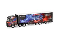 Herpa 319263 Daf Xg Volumengardinenplanen-Sattelzug Diez