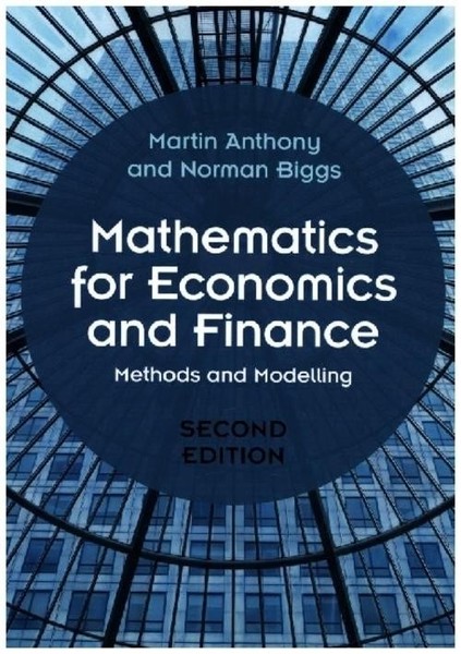 Mathematics For Economics And Finance ~ Norman Biggs ~ 9781108459433-image
