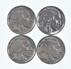 Buffalo Nickels Sharp Horn XF/AU - 1937 1937 1936 1935 Lot Collection *327