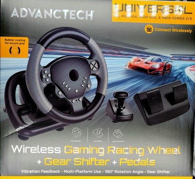 Advanctech Wireless Gaming Racing Wheel Universal PC PS3 PS4 Xbox One/Series X/S