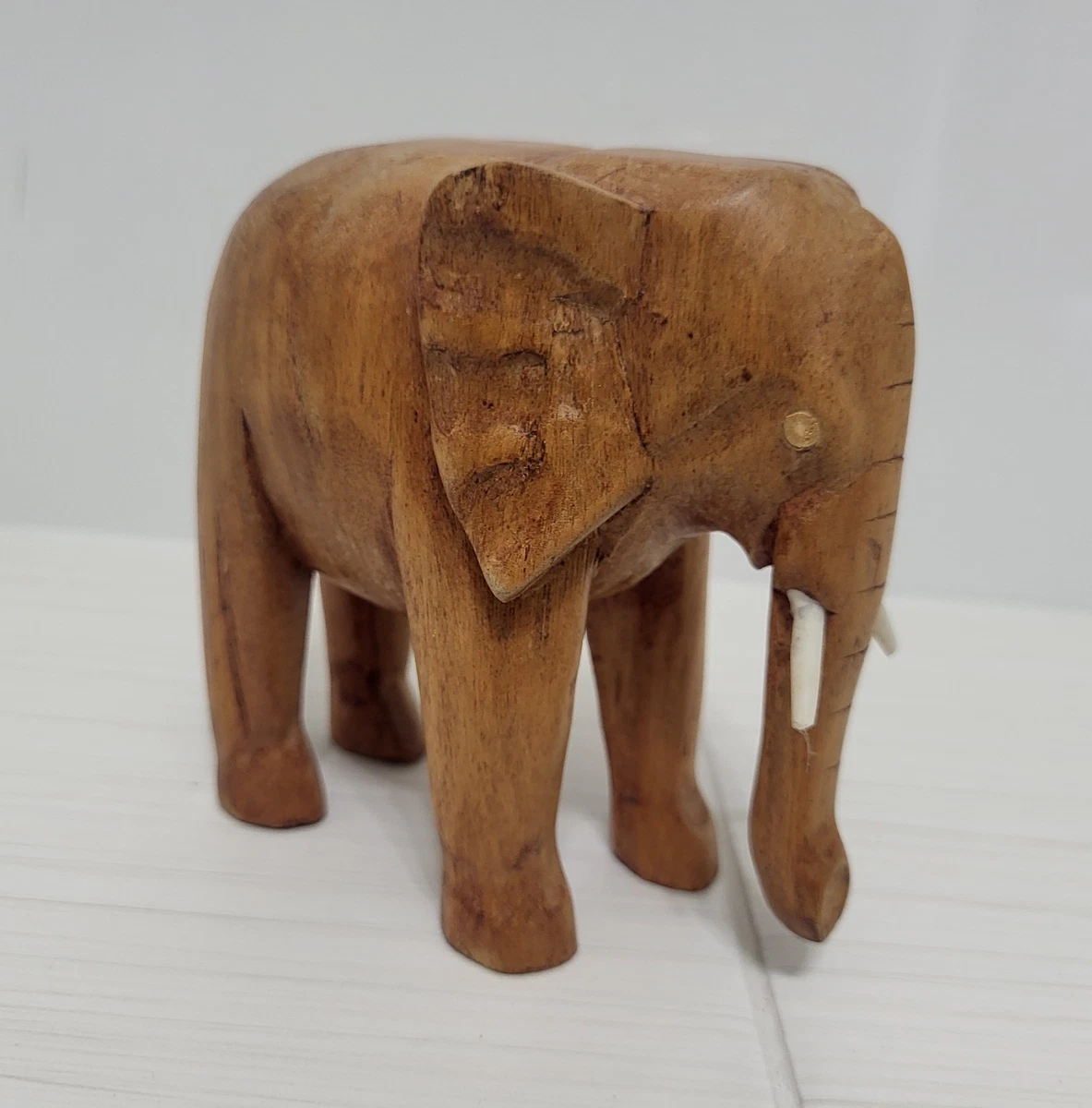 木质大象| eBay