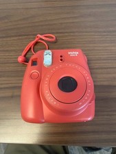 FujiFilm Instax Mini 8 Instant Camera Red Raspberry - Tested Works Clean