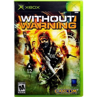 Without Warning - Microsoft Xbox Pristine Tested Authentic 180 Day Guarantee