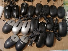 Lot of 19 Dell Mice Mouse USB PC Desktop laptop scroll wheel working pulls GOOD