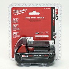 Milwaukee 48-11-1820 M18 REDLITHIUM CP2.0 18V Lithium-Ion Battery -New -N