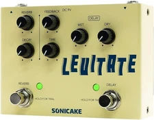 SONICAKE Delay Reverb 2 in 1 Guitar Effects Pedal Digital 