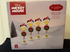 Disney's Mickey Village Streetlights Village Table Decor by St. Nicholas Square