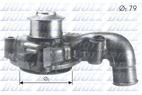 Wasserpumpe MotorküHlung Dolz F155 FüR Ford AAL GAL ANL AVL ALL Classic Orion 6-image