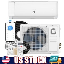 12000 BTU Mini Split Air Conditioner Heat Pump -110V Ductless AC Unit w/Kit WIFI
