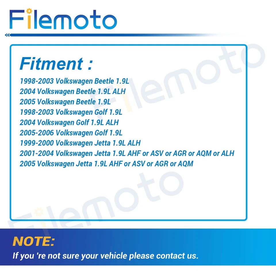Cubierta de válvula de motor con junta para 98-05 Volkswagen Beetle Golf Jetta 1,9 L Foto 3 de 4