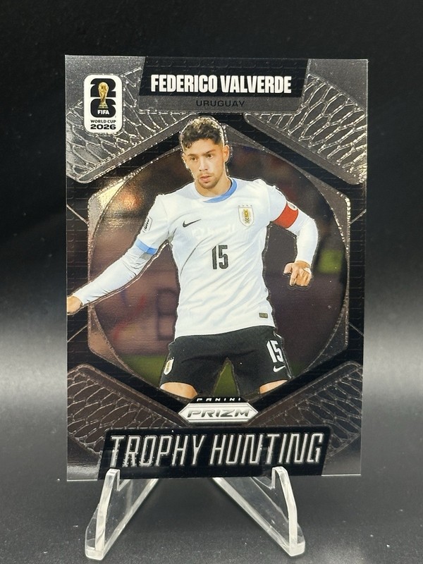 2026 Prizm World Cup FREDERICO VALVERDE Trophy Hunting Insert URUGUAY