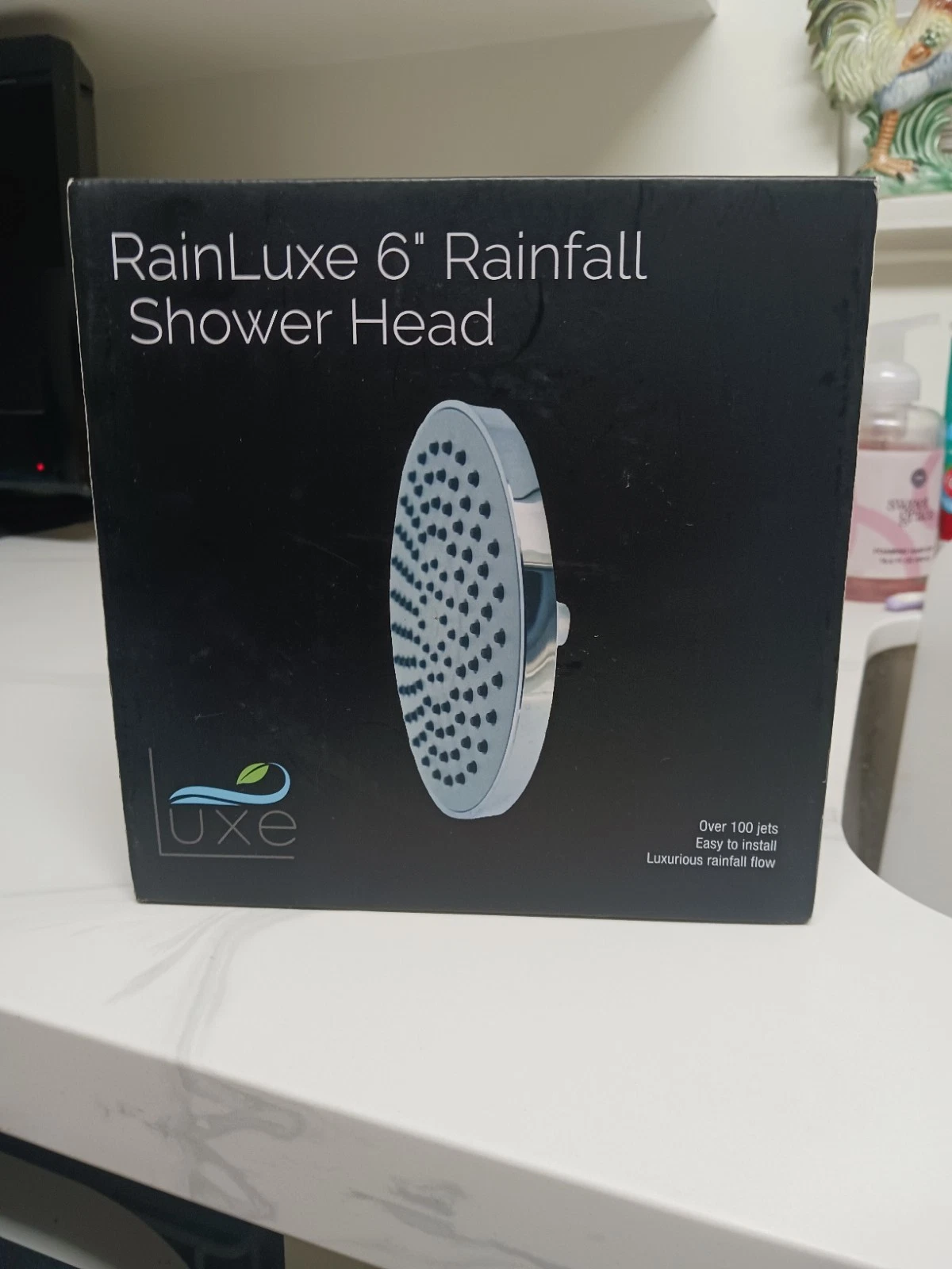 Rainluxe- 6" Luxury Rainfall Shower Head - Over 100 High-Pressure Jets