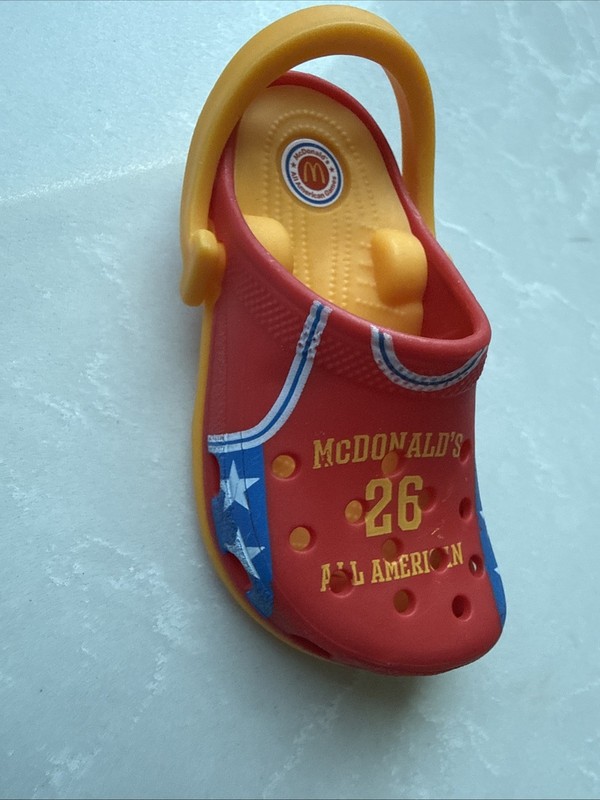 McDonald's x All American Game x Crocs Happy Meal Toys 2026 - Red Jersey A10