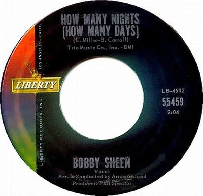 Bobby Sheen - How Many Nights (How Many Days) / How Can We Ever Be Together, 7'',