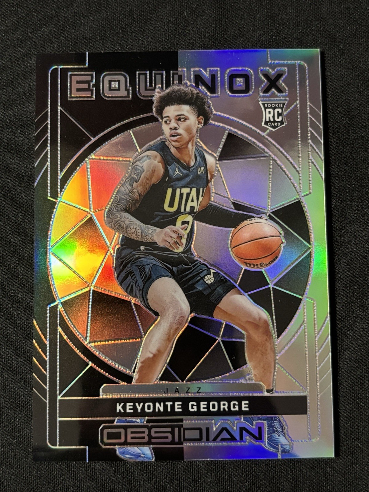 2023-24 Panini Obsidian Equinox (RC) Keyonte George /99 Utah Jazz