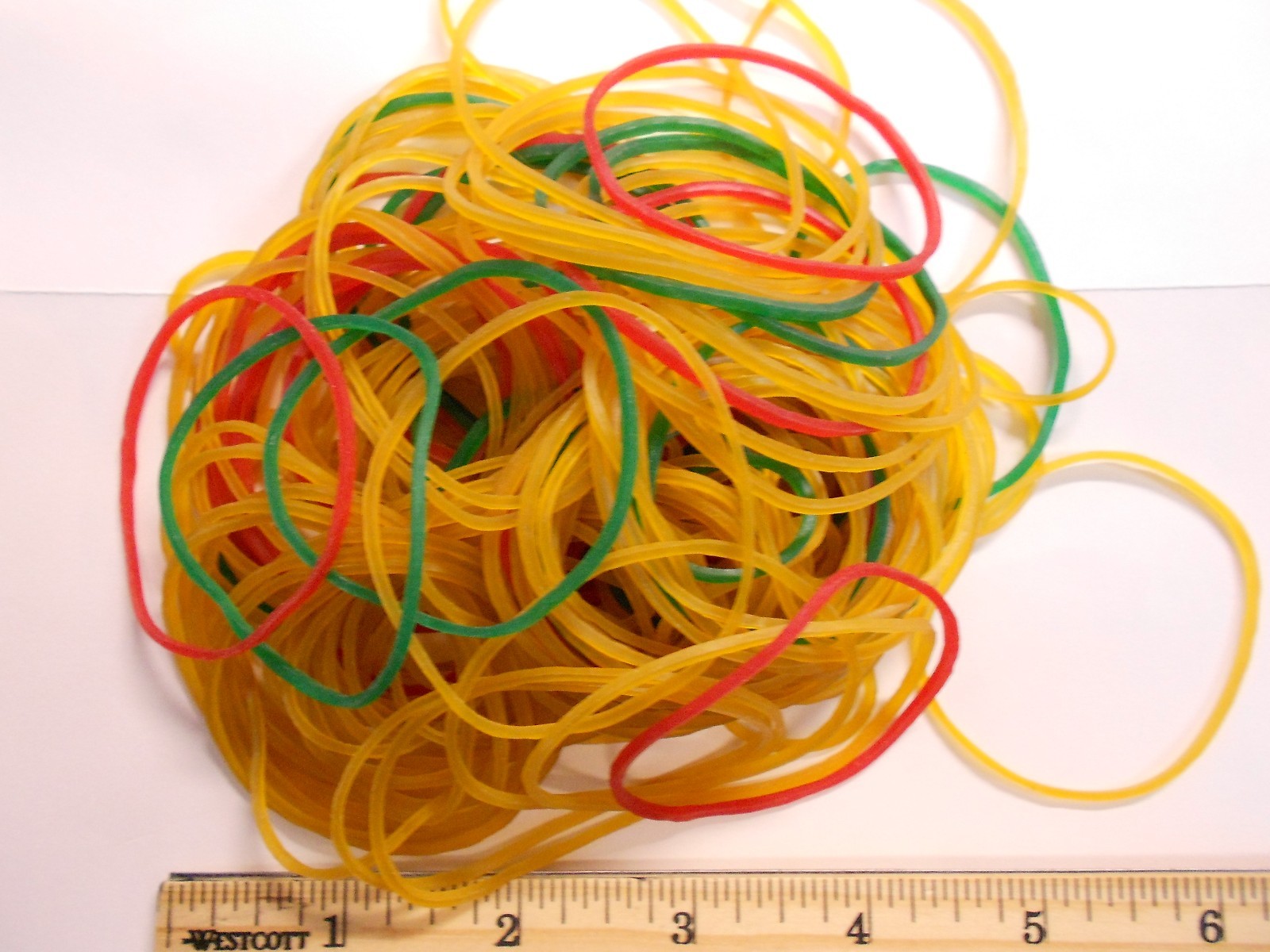 2inch yellow red green brace ponytail holder tie all purpose natural ...
