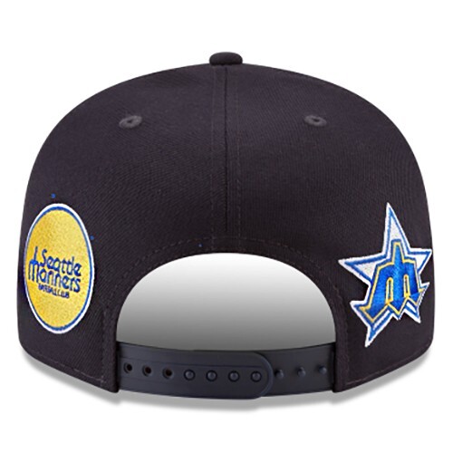 New Era Seattle Mariners Navy 9Fifty Snapback Hat MLB 2023