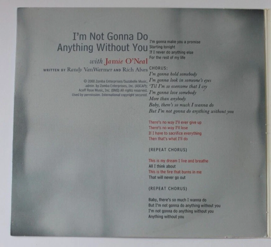 Mark Wills - I'm Not Gonna Do Anything Without You Promo (CD) Digi Pack Foto 2 de 4