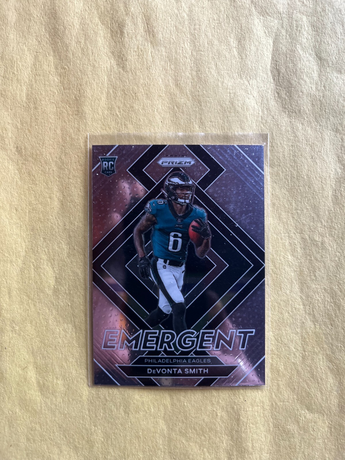 2021 Prizm DeVonta Smith RC Emergent #E-5 Rookie Insert 1
