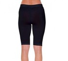 Women's Black Compression Athletic Shorts - For Yoga, Running, Cycling, Gym (Size Small/Medium, Nylon Spandex)