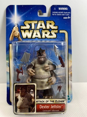 2002 Hasbro Star Wars Attack Of The Clones Dexter Jettster Action Figure