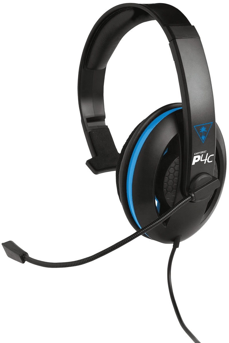 Gaming Headset Turtle Beach Ear Force P4C With Mic Volume Wired