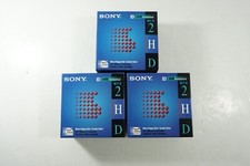 3 Box Sony Micro 3.5" Floppy Disc IBM Formatted Double Sided 10MFD-2HD 10 Pack