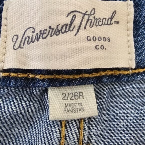 Universal Thread Boyfriend Patch Raw Hem Jeans si… - image 7