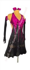 jz Handmade Women Samba Ballroom Swing Salsa Rumba Latin Dance Dress RHYTHM