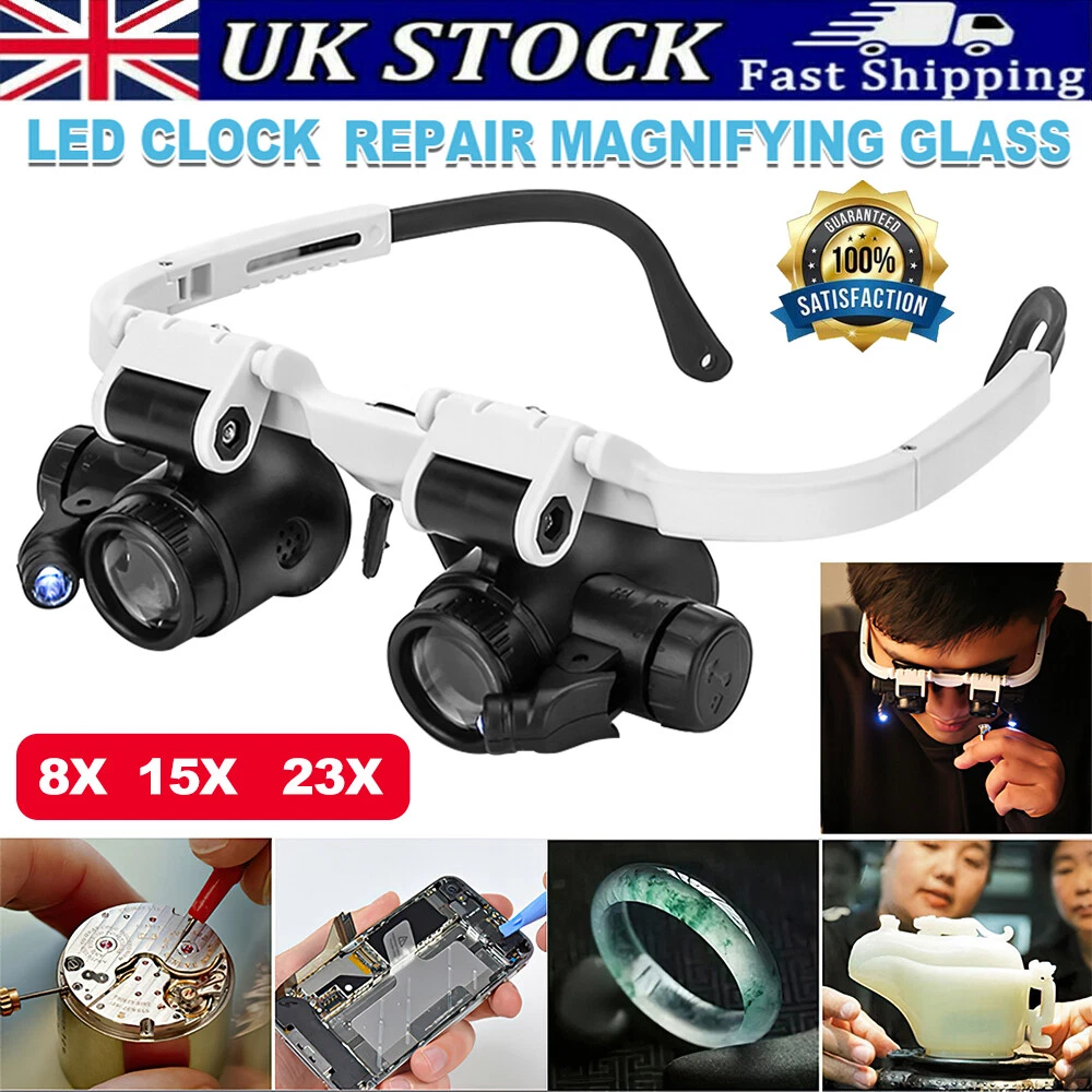 Mounted magnifying sales glass