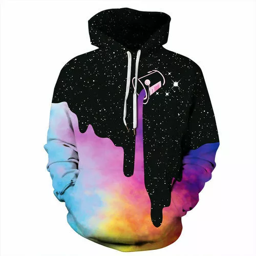 Milk print hoodie clearance